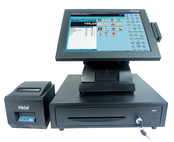 Restaurant Bundel POS System, Pos Touch Screen Terminal, Thermal Printer, Restarant Pos Software Included